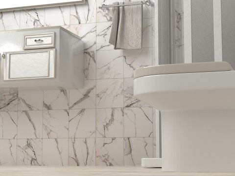 Bathroom 4 - 8K Modèle 3D