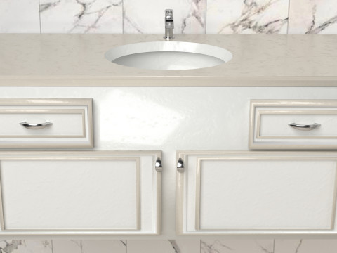 Bathroom 4 - 8K Modèle 3D