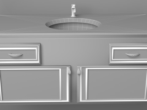 Bathroom 4 - 8K Modèle 3D