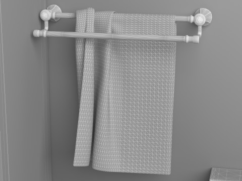 Bathroom 4 - 8K Modèle 3D