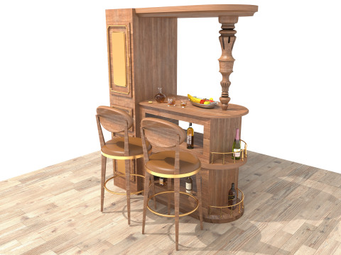 House Bar 8K Modelo 3D