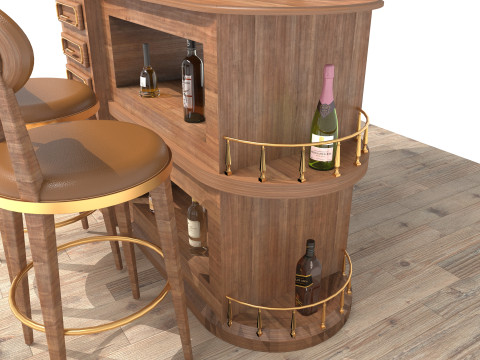 House Bar 8K Modelo 3D