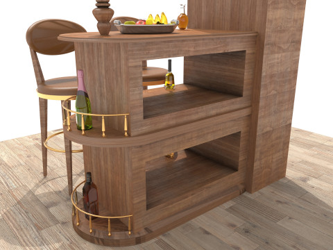House Bar 8K Modelo 3D