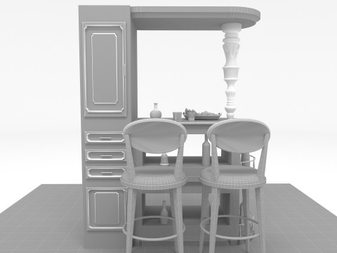 House Bar 8K Modelo 3D