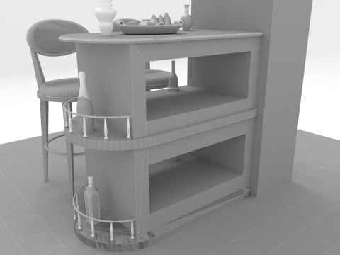 House Bar 8K Modelo 3D