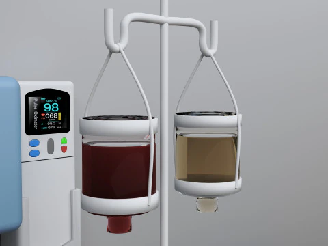 Hospital Room 10 3D Model