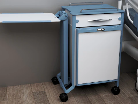 Hospital Room 10 3D Model