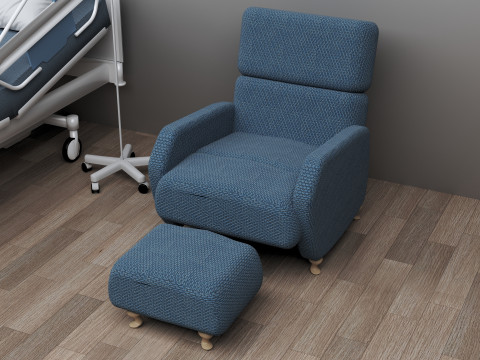Hospital Room 10 - 8K 3D Model
