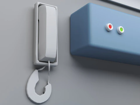 Hospital Room 10 3D Model
