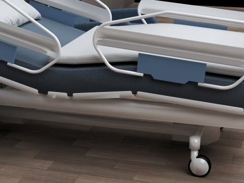 Hospital Room 10 - 8K 3D Model