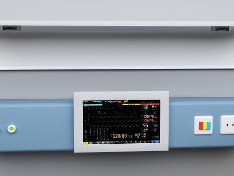 Hospital Room 10 - 8K 3D Model