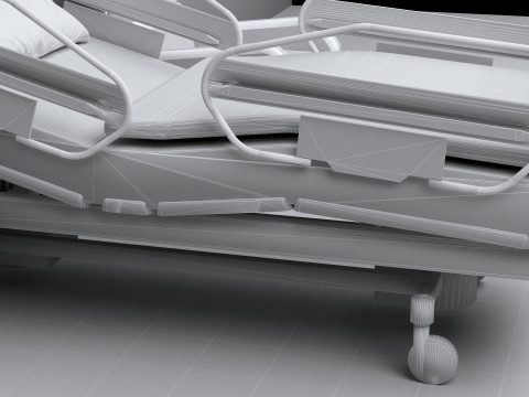 Hospital Room 10 - 8K 3D Model
