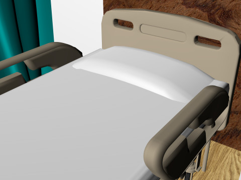 Hospital Ward 9 - 8K 3D Model