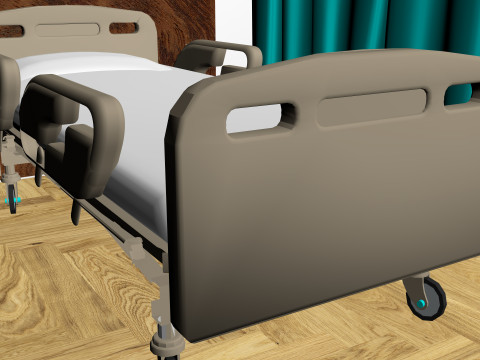 Hospital Ward 9 - 8K 3D Model