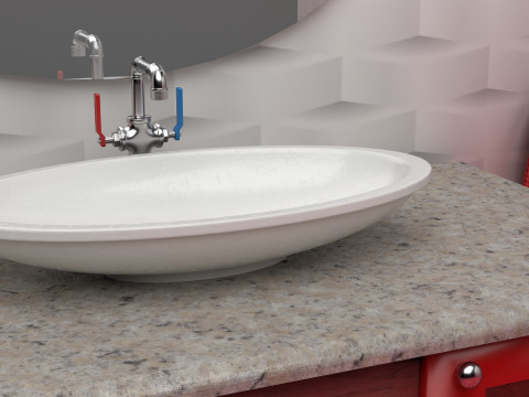 Bathroom 5 - 8K 3D Model