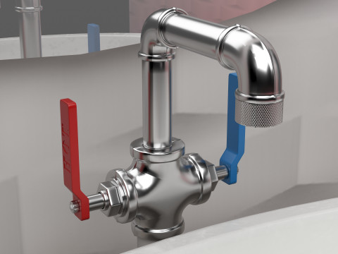 Bathroom 5 - 8K 3D Model