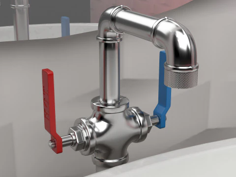 Bathroom 5 - 8K 3D Model
