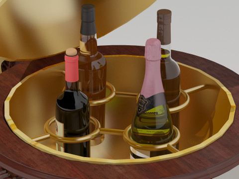 Mini Bar 8K 3D 모델