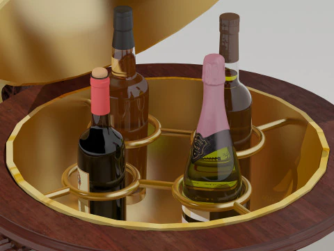 Mini Bar 8K 3D Model