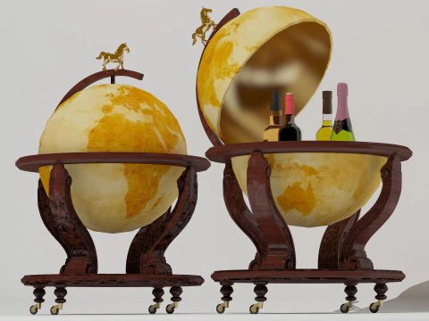 Mini Bar 8K 3D Model