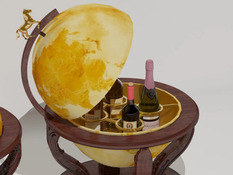 Mini Bar 8K 3D Model