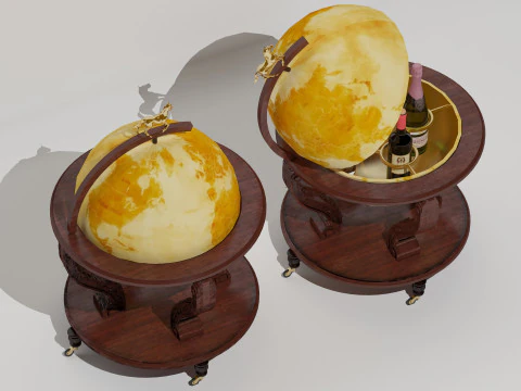 Mini Bar 8K 3D Model