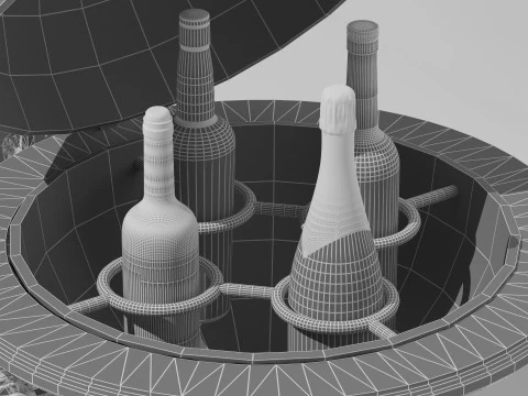 Mini Bar 8K 3D Model