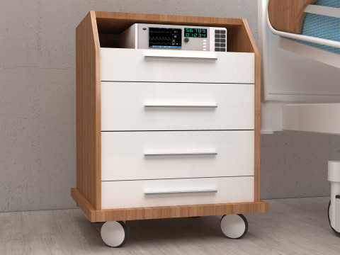 Hospital Ward 10 - 8K 3D Model