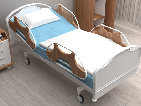 Hospital Ward 10 - 8K 3D Model