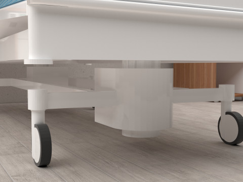 Hospital Ward 10 - 8K 3D Model