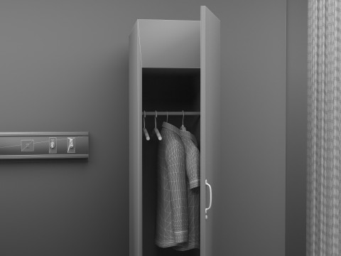 Hospital Ward 10 - 8K 3D Model