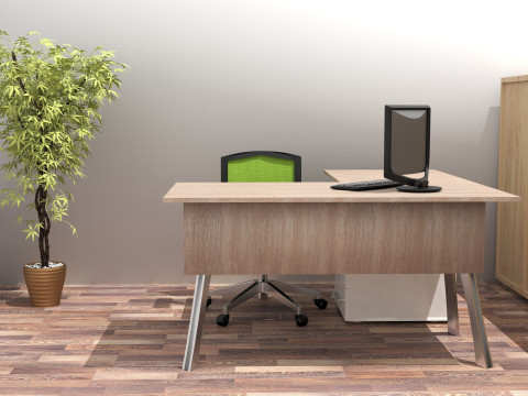 Office Plan 8K Model 3D