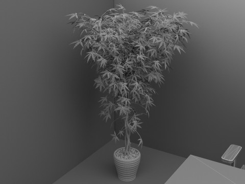 Office Plan 8K Model 3D