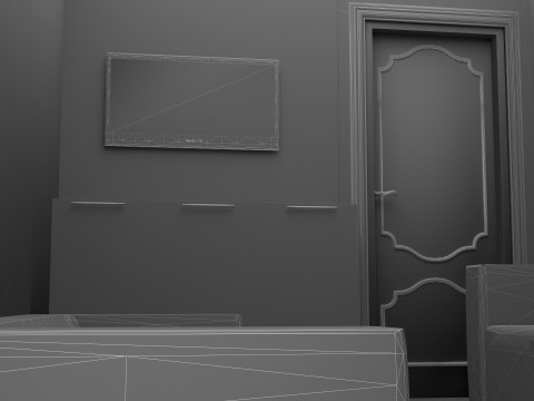 Office Plan 8K Model 3D