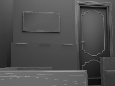 Office Plan 3D Model
