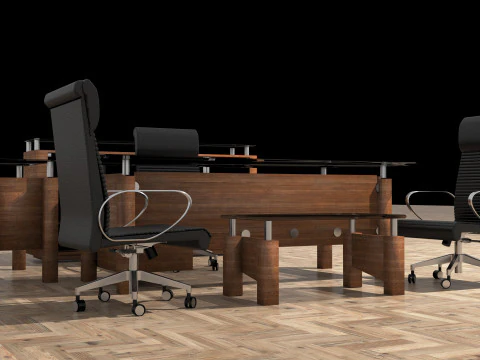 Office Set 2 3D Model