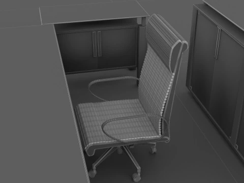 Office Set 2 3D Model