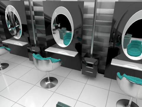 Hairdresser 3D Model