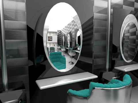 Hairdresser 3D Model