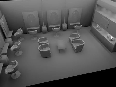 Hairdresser 3D Model
