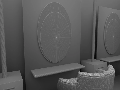 Hairdresser 3D Model