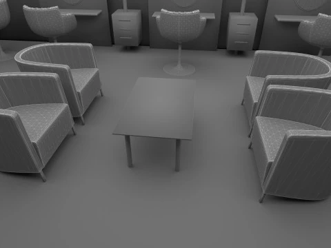 Hairdresser 3D Model