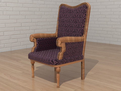 Living Room Sunset 8K 3D 模型
