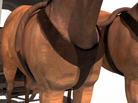 Western Wagon 2 - 8K Modelo 3D