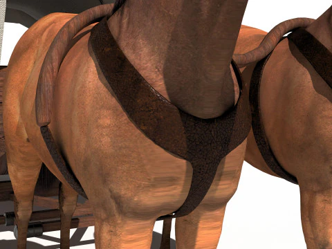 Western Wagon 2 - 8K 3D Model