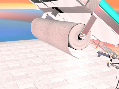 Gynecological Examination Bed 3D Model