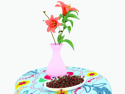 Wiśniowy czas 8 tys Model 3D