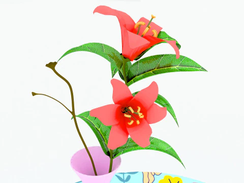 Cherry Time 3D Model