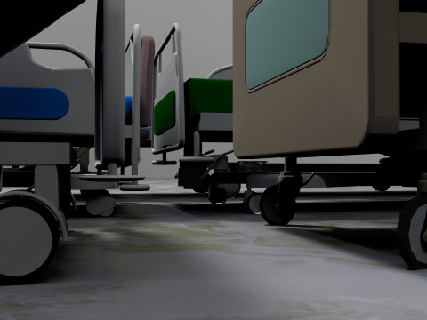 Hospital Beds Bundle 8K Modelo 3D