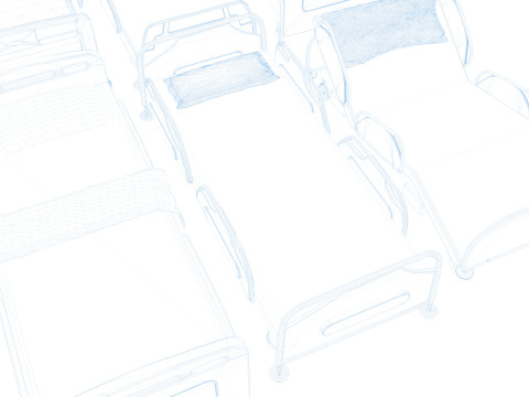 Hospital Beds Bundle 8K Modelo 3D